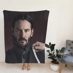 John Wick Chapter 2 Movie John Wick Fleece Blanket