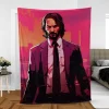 John Wick Hotline Miami Deadly Pursuit Fleece Blanket