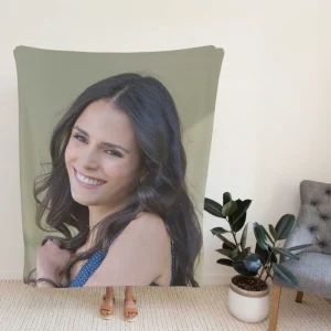 Jordana Brewster in Furious 7 Movie Fleece Blanket