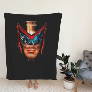 Judge Dredd Movie Fleece Blanket