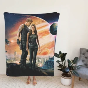 Jupiter Ascending Movie Channing Tatum Fleece Blanket