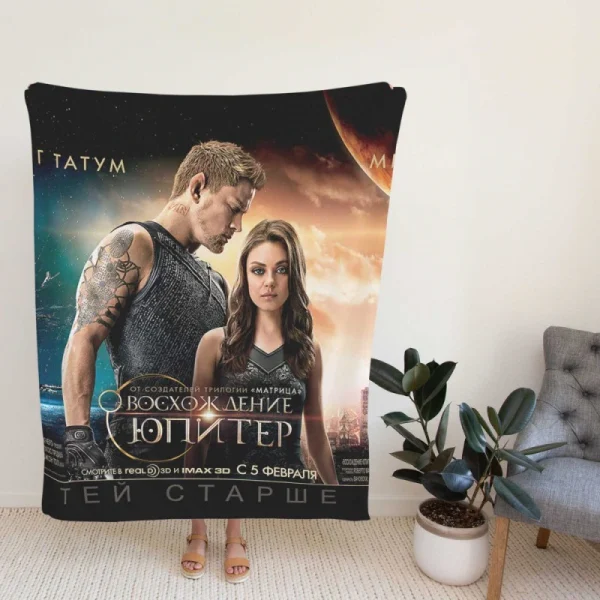 Jupiter Ascending Movie Mila Kunis Fleece Blanket