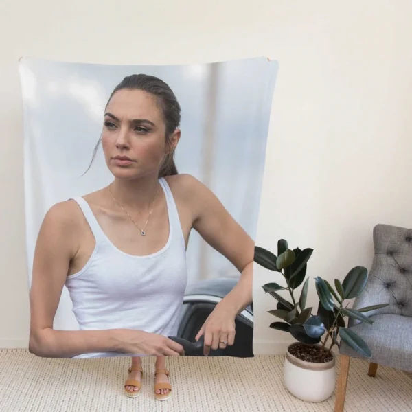 Keeping Up with the Joneses Movie Gal Gadot Fleece Blanket