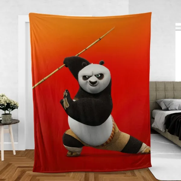 Kung Fu Panda 4 Rise of Legends Fleece Blanket