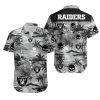 Las Vegas Raiders NFL Football Hawaiian Graphic Print Short Sleeve Haw