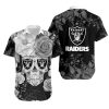 Las Vegas Raiders Skull NFL Gift For Fan Hawaiian Graphic Print Short