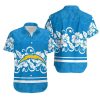 Los Angeles Chargers Hibiscus Flowers Hawaii Shirt and Shorts Summer