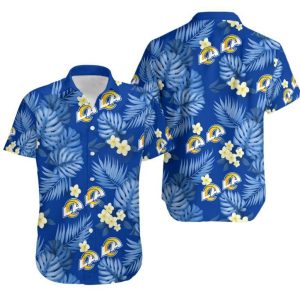 Los Angeles Rams NFL Gift For Fan Hawaii Shirt and Shorts Summer Colle