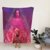 Mandy Movie Nicolas Cage Andrea Riseborough Fleece Blanket