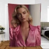 Margot Robbie Barbies Enchanted House Fleece Blanket