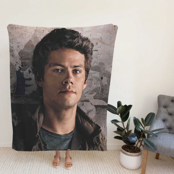 Maze Runner The Death Cure Movie Dylan OBrien Fleece Blanket