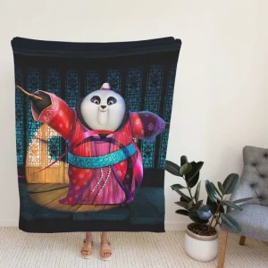 Mei Mei in Kung Fu Panda 3 Movie Fleece Blanket