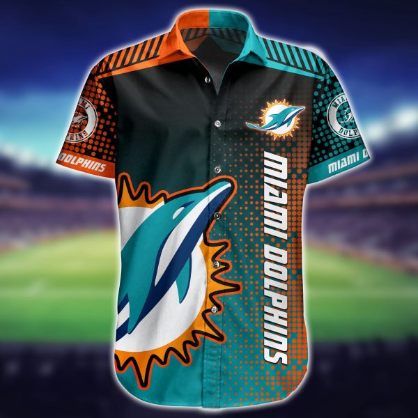 Miami Dolphins Hawaiian Shirt NFL Personalize