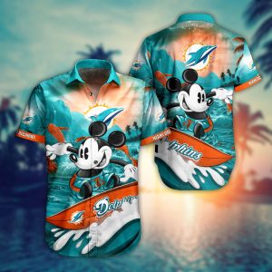 Miami Dolphins Hawaiian Shirt NFL Trending Summer Logo