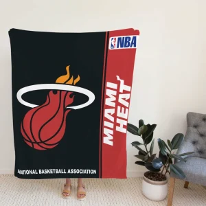 Miami Heat NBA Basketball Fleece Blanket