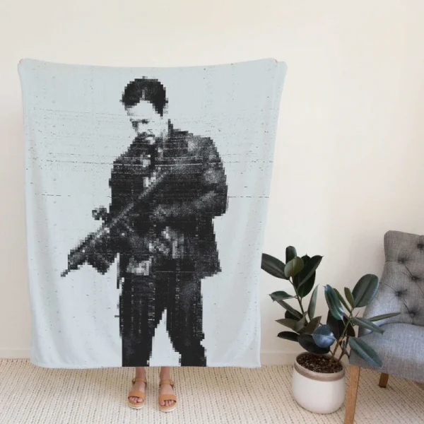 Mile 22 Movie Mark Wahlberg Fleece Blanket