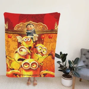 Minions The Rise of Gru Kids Movie Fleece Blanket