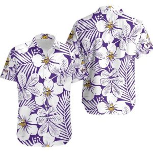 Minnesota Vikings Flower Hawaii Shirt and Shorts Summer Collection