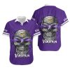 Minnesota Vikings Sugar Skull NFL Gift For Fan Hawaiian Graphic Print