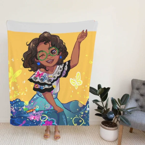 Mirabel Madrigal in Encanto Movie Fleece Blanket