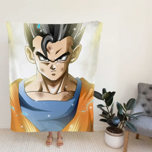 Mystic Gohan Dragon Ball Super Fleece Blanket