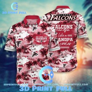 NFL Atlanta Falcons Hawaiian Shirt For Grandparent