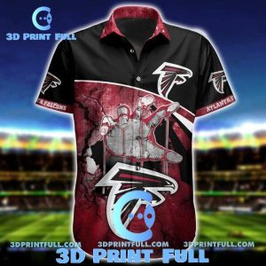 NFL Atlanta Falcons Hawaiian Shirt Short 4