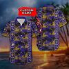 NFL Baltimore Ravens Hawaiian Shirt & Short Custom Name