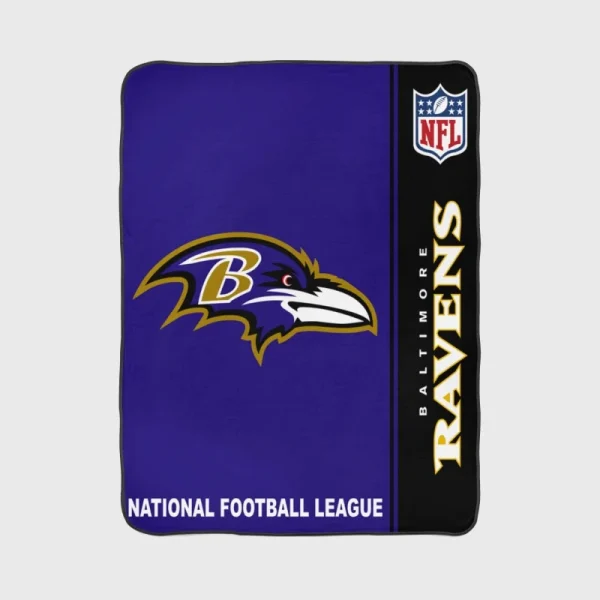 NFL Baltimore Ravens Throw Fleece Blanket