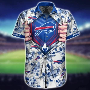 NFL Buffalo Bills Hawaiian Shirt Short Summer Logo men