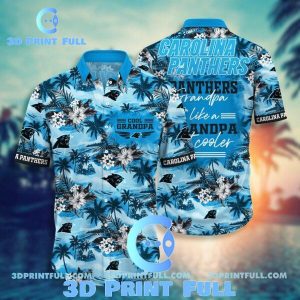 NFL Carolina Panthers Hawaiian Shirt For Grandparent