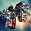 NFL Chicago Bears Hawaiian Shirt Flag Flower