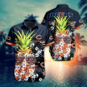 NFL Chicago Bears Hawaiian Shirt Pineapple New Trending