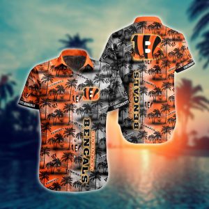 NFL Cincinnati Bengals Hawaiian Shirt Short For Fans 11