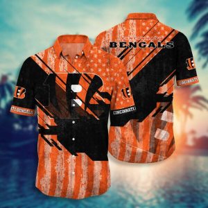 NFL Cincinnati Bengals Hawaiian Shirt Short Style Hot Trending 02