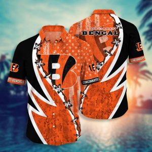 NFL Cincinnati Bengals Hawaiian Shirt Short Style Hot Trending 03