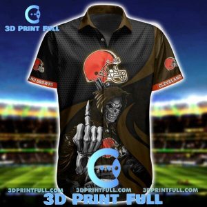 NFL Cleveland Browns Hawaiian Shirt Short Summer 3D