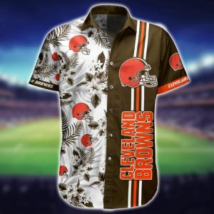 NFL Cleveland Browns Hawaiian Shirt Shorts Summer