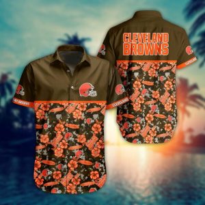 NFL Cleveland Browns Hawaiian Shirt Trending Style Summer