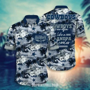 NFL Dallas Cowboys Hawaiian Shirt For Grandparent New