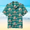 NFL Miami Dolphin Logo Hawaiian Shirt