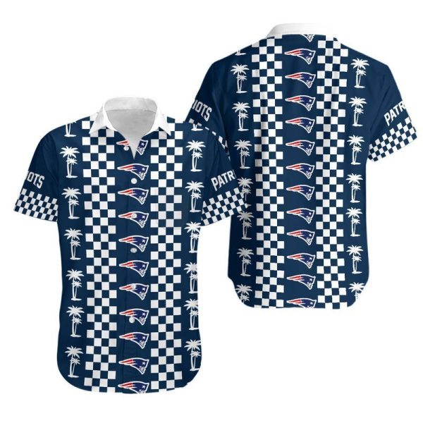 New England Patriots Coconut Trees Hawaii Shirt and Shorts Summer Coll