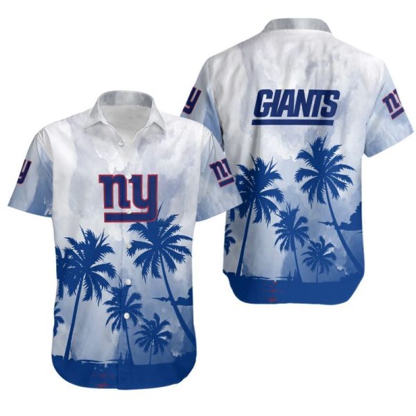 New York Giants Coconut Trees NFL Gift For Fan Hawaiian Graphic Print