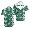 New York Jets Flowers Hawaii Shirt and Shorts Summer Collection H97