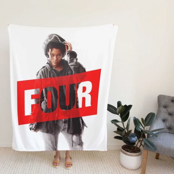 Oceans 8 Movie Rihanna Fleece Blanket