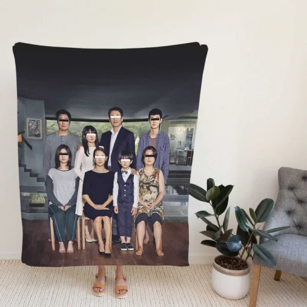 Parasite Movie Fleece Blanket