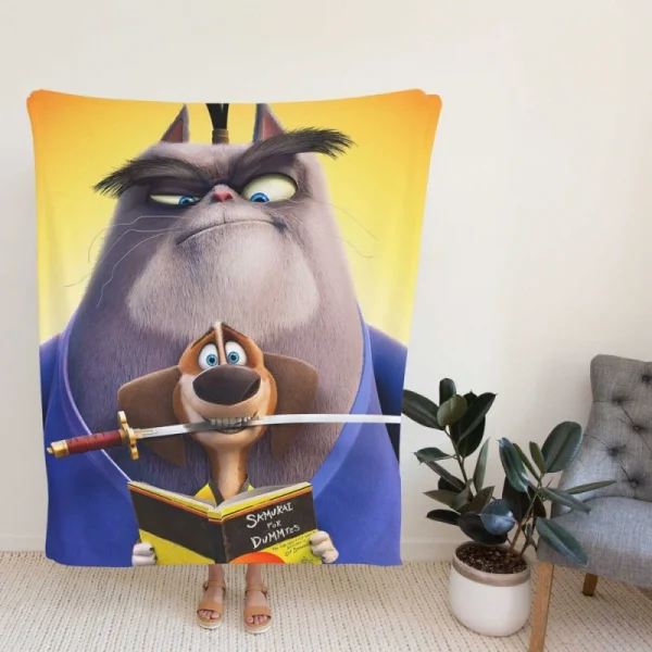 Paws of Fury The Legend of Hank Movie Fleece Blanket