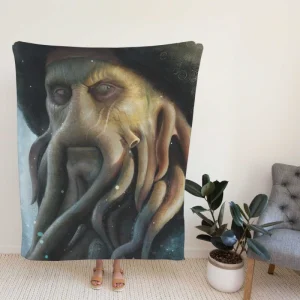 Pirates Of The Caribbean Movie Davy Jones Fleece Blanket