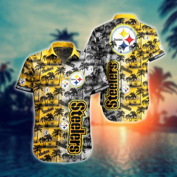 Pittsburgh Steelers NFL Hawaiian Shirts And Shorts For Fans