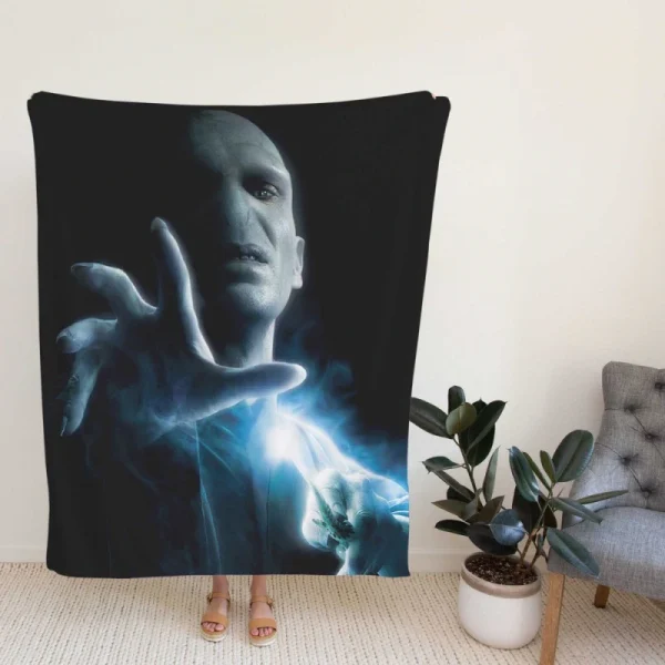 Ralph Fiennes as Lord Voldemort in Harry Potter Movie Fleece Blanket